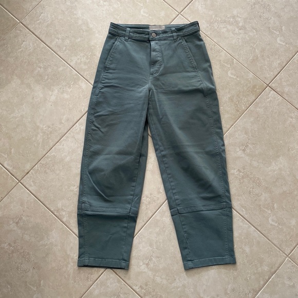 Everlane Pants - Everlane Utility Barrel Pant  - Womens Pant - Size 4 - Teal